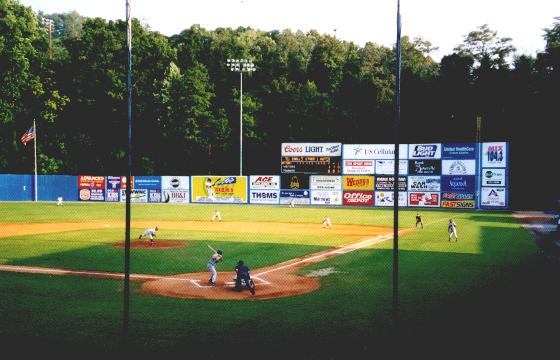 The original McCormick Park, home of the Asheville Tourists and homefield for  an Astros affiliate each year between 1980 and 1993